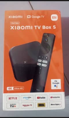 New Xiaomi Mi Box S (2nd Generation) Google TV 4K Smart  Box For Sale