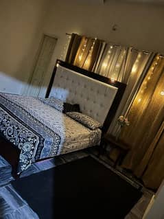 double bed with mattress in good condition