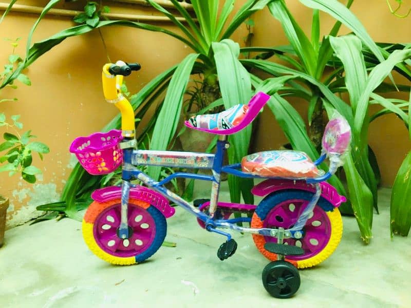 kids cycle in purple and pink colour 4