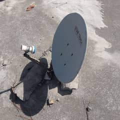 2 feet dish antenna available with Ku band lnb