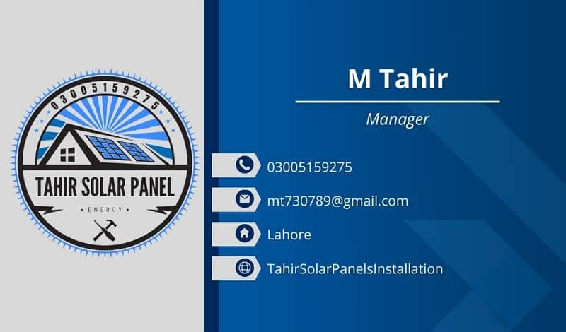 Tahir Solar Panels Installation For Home Office Commercial Property 1