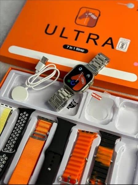 Ultra 7 in 1 Smart Watch 7Straps Watch 1