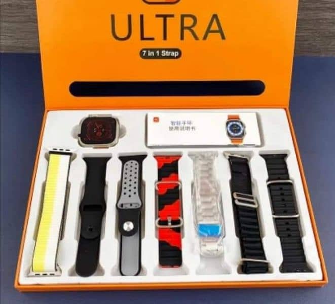 Ultra 7 in 1 Smart Watch 7Straps Watch 2