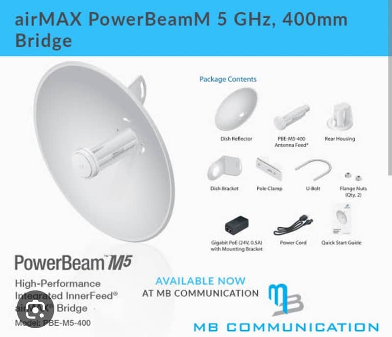 Ubnt Powerbeam M5 400 0