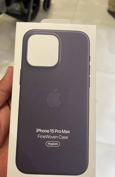 iPhone 15 Pro Max FineWoven Case Black 9.5/10 0