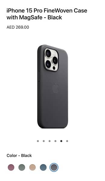 iPhone 15 Pro Max FineWoven Case Black 9.5/10 1