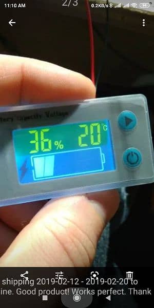 10-100V LCD Car Acid Lead Lithium Battery Capacity Indicator Di 2