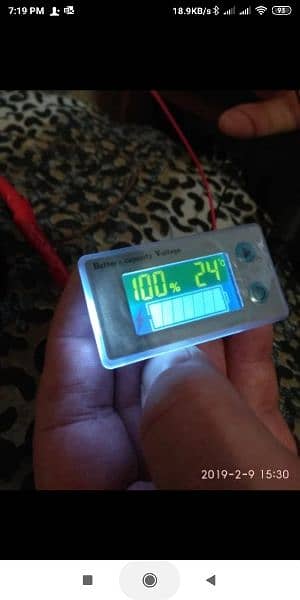 10-100V LCD Car Acid Lead Lithium Battery Capacity Indicator Di 17