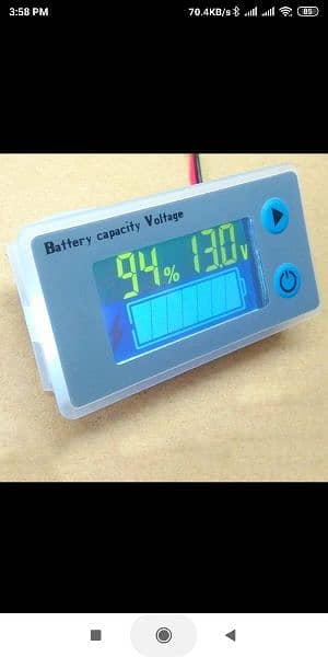 10-100V LCD Car Acid Lead Lithium Battery Capacity Indicator Di 18