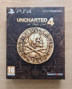 Uncharted 4 game ps4 special Edition steelbook and Artbook
