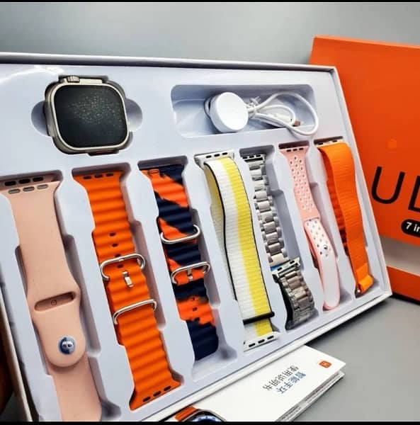 ULTRA 7 In 1 Strap Smart Watch 2.01 Display 1