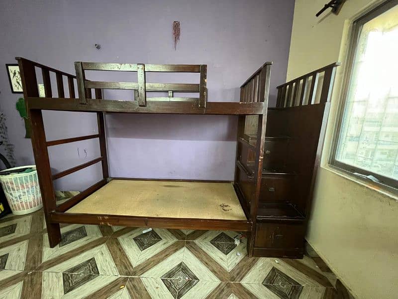 solid wood double decker bed 3