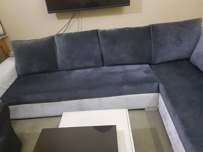 L shape 9 seater sofa set for sale 0
