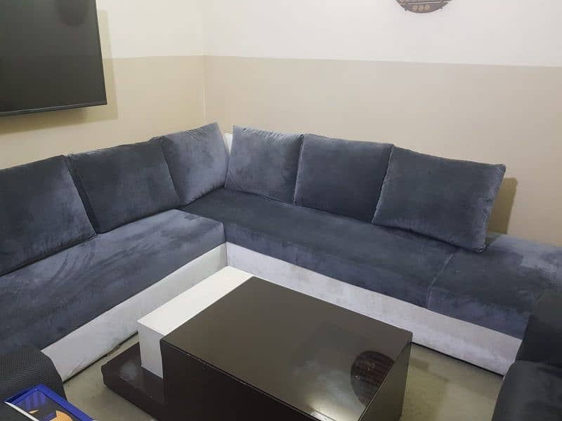 L shape 9 seater sofa set for sale 1