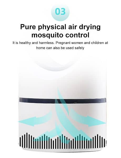 Mosquito Killer Round Lamp USB Mosquito Repellent LED 5