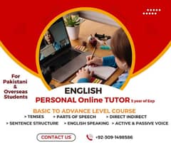 English, EILTS GENERAL SCI & bio ONLINE tutor