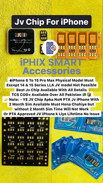 Jv Chip + Esim Jv For iPhone X-15Pro Max 3