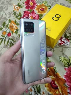 Realme 8 With Box And Original charger