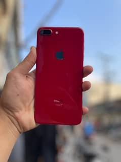 I phone 8 plux non pta colour red 256 gb 10 by 10