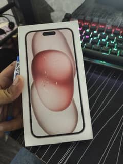 iphone 15 pink plus  128gb JV non active