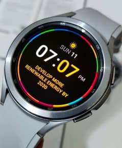 Samsung Galaxy watch 4 Classic Silver Stainless Steel(Global)
