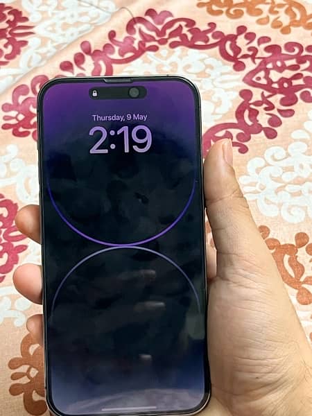 iphone 14 pro max deep purple 100% health 10/10 uk 4