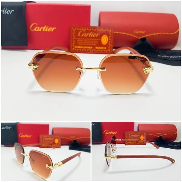 Cartier Latest Design 2024 Sunglasses for Men and Women. 0