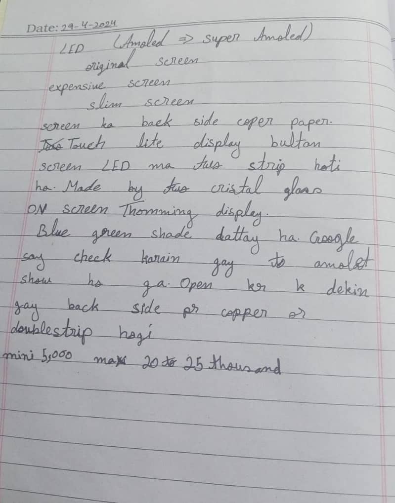 handwriting assigment work 8