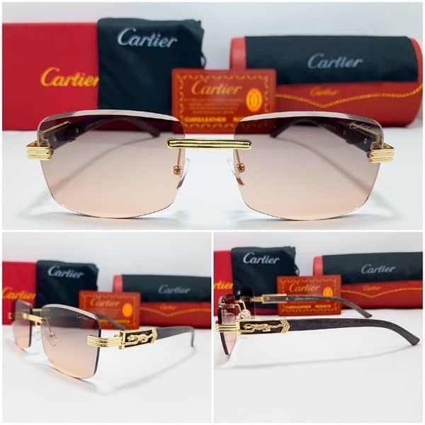 Cartier Brand Sunglasses New Design Sunglasses for Men and Women. 1