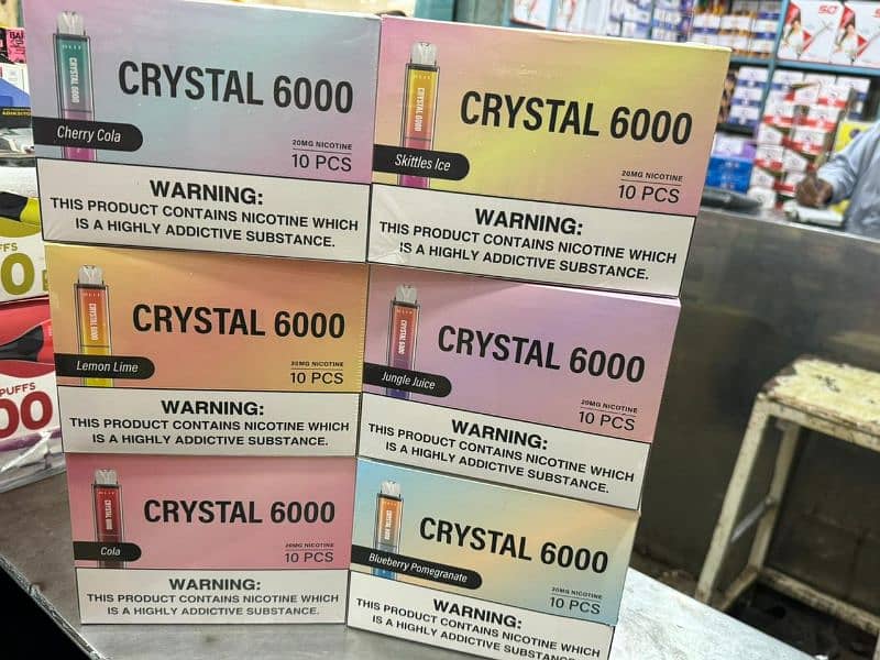 Disposable Vape ETH Crystal Legend pro 4000 and 6000 puff /pod/vape 3