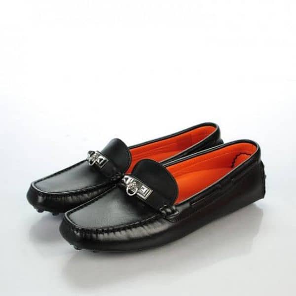 Hermes Irving women's leather loafers. . . 0