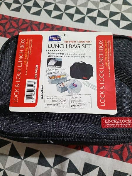 Lock&Lock Lunch Box Set. 2 set each set 2500. 0