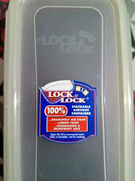 Lock&Lock Lunch Box Set. 2 set each set 2500. 18