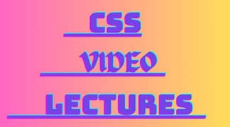 CSS video lectures full courses