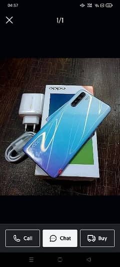 oppo f15 8+3 gb ram 128 ROM with complet box just glass change