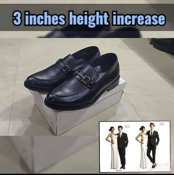 3 inches height increase shoes 0