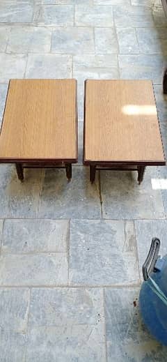 two small table