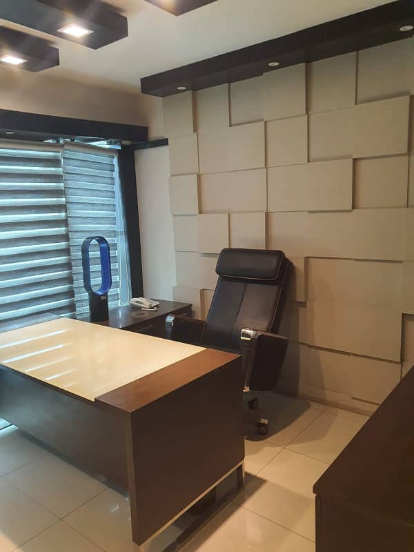 PHASE 6 VIP LAVISH FURNISHED OFFICE FOR RENT 24 & 7 TIME 1