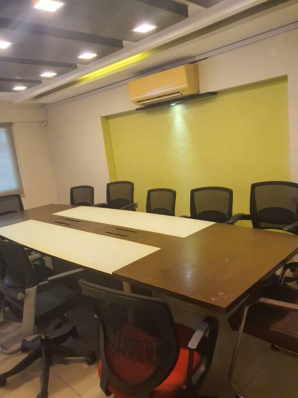 PHASE 6 VIP LAVISH FURNISHED OFFICE FOR RENT 24 & 7 TIME 9