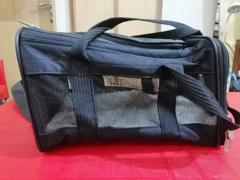 Black Colour Pet Carrier Bag, Imported 1