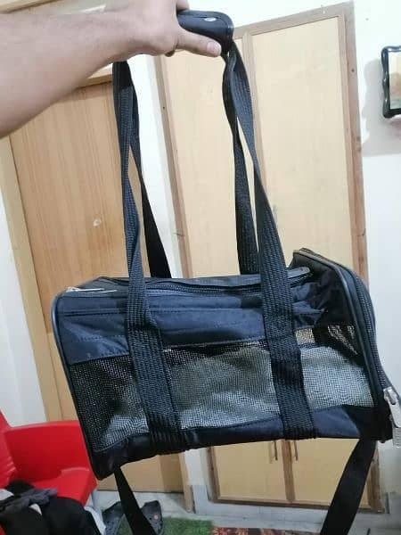 Black Colour Pet Carrier Bag, Imported 2