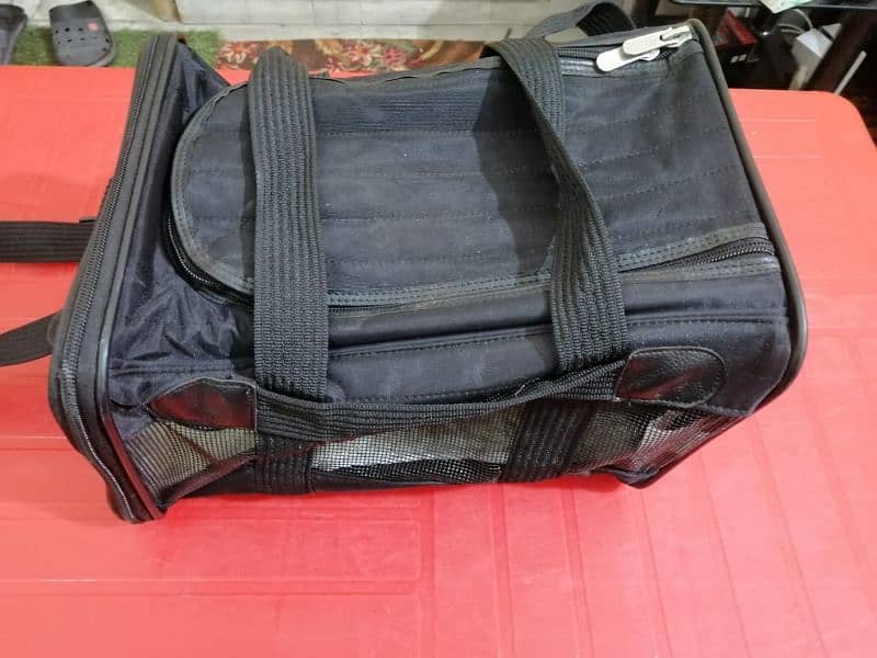 Black Colour Pet Carrier Bag, Imported 4