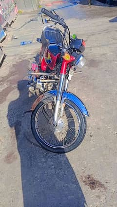 red color bike new condition