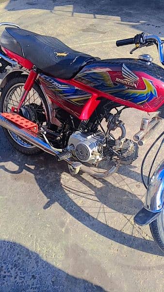 red color bike new condition 1