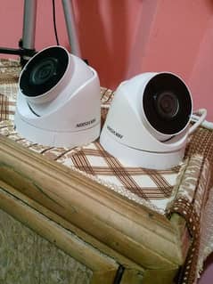 CCTV CAMERA 
Hikvision camera 2 mp 2pcs 
Hikvision