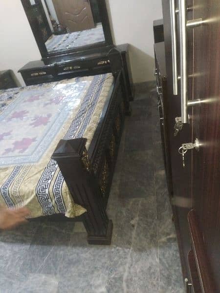 pure wood chenyoti bed set 3