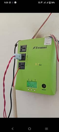 Fronus 1.5 kva inverter with solar plates