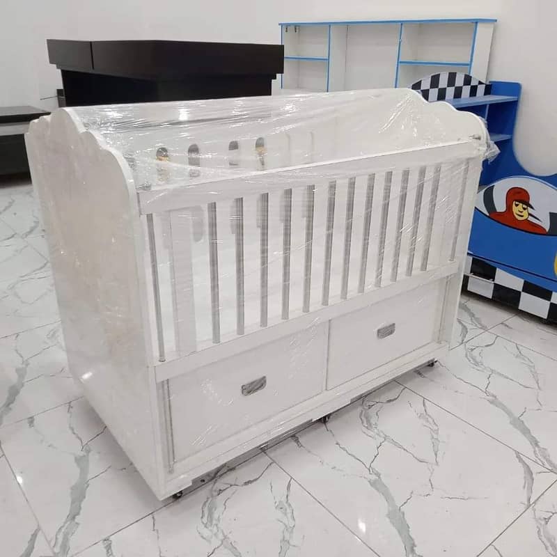 Baby cot / Baby beds / Kid wooden cot / Baby bunk bed / Kids furniture 12