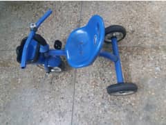 Branded Iron and Pure Plastic Made Tricycle