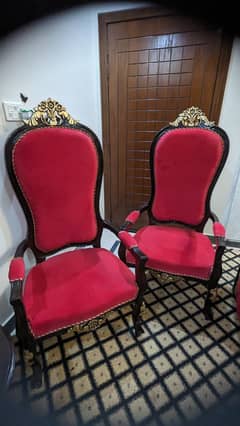 Bedroom Chair Set / Couple Chairs